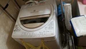 名古屋市中川区中島新町 東芝製全自動洗濯機 エラー検出 排水異常修理