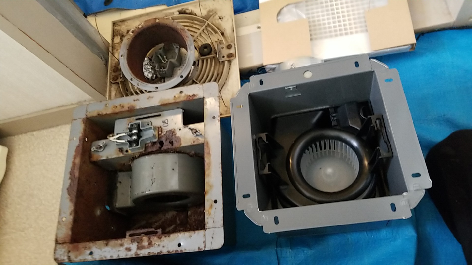 天井換気扇取替工事