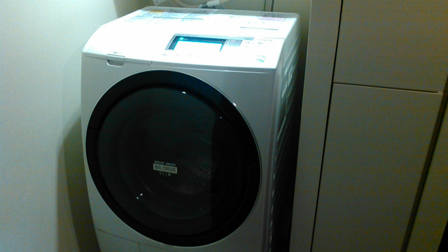 愛知県知多市朝倉町 日立製ドラム式洗濯機（ビッグドラム）分解クリーニング作業