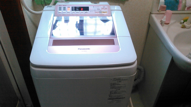 名古屋市西区庄内通り Panasonic製洗濯機(NA-FA70H1) 排水して水が貯まらないU14エラー修理
